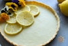Close-up view of a lemon tart