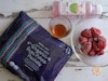 Ingredients for strawberry-acai smoothie