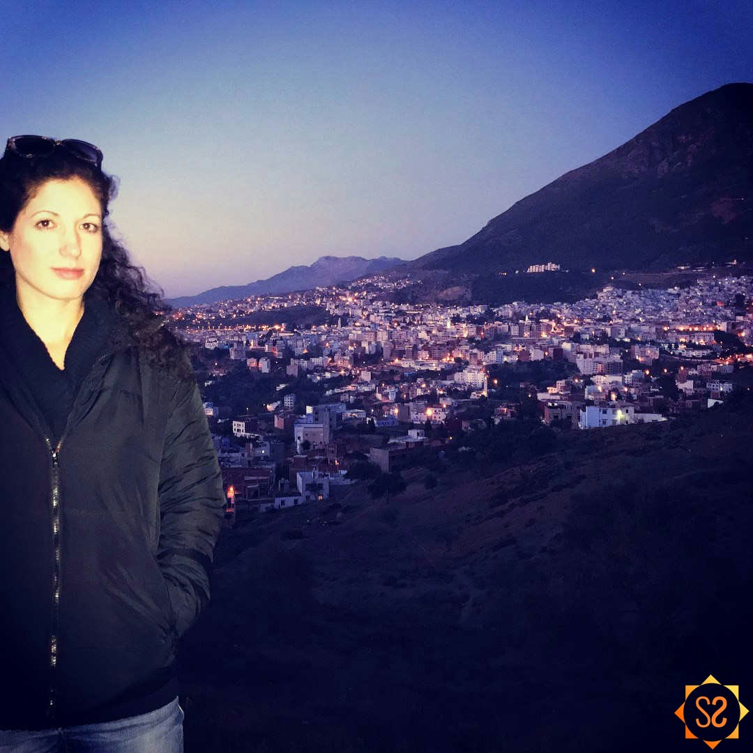 Steph in Chefchaouen