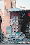Pottery shop in Morocco